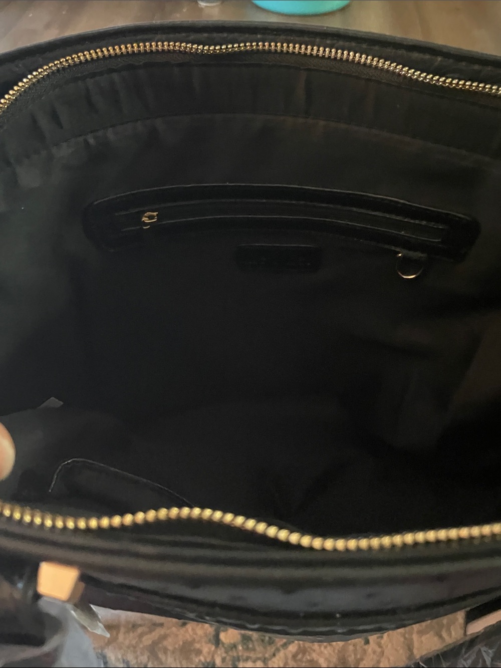Faux Croc Embossed Tote - Picture 8 of 8